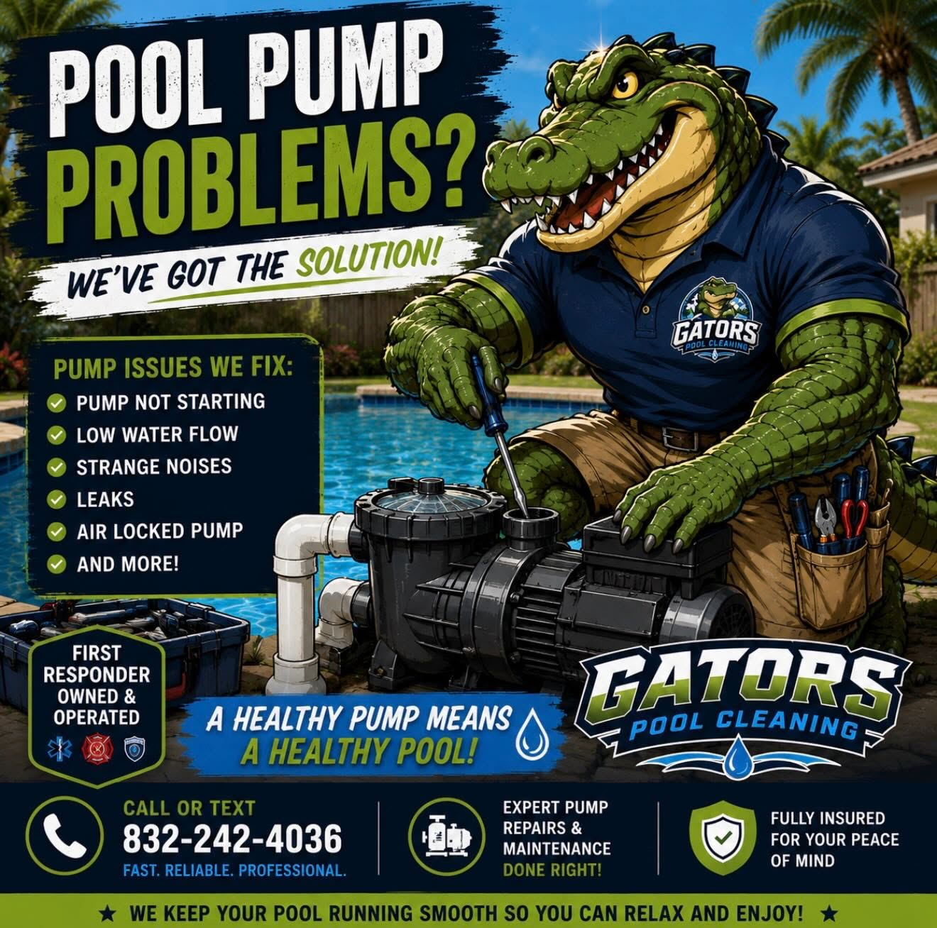 Pool pump service